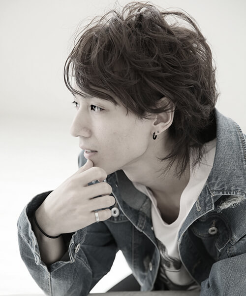 メンズミディアム<br>ツーブロックパーマスタイル